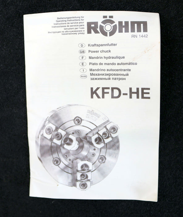 Bild des Artikels RÖHM-Kraftspannfutter-KFD-170/3HE-ZA140-Ident-Nr.-154384-0002-3-Backenfutter