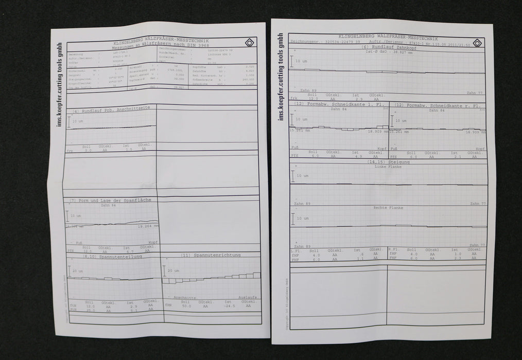 Bild des Artikels IMS-KÖPFER-Zahnrad-Wälzfräser-HM-K-gear-hob-m=-2,095mm-20°-EGW-Profiltyp-Z