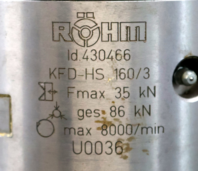 Bild des Artikels RÖHM-Kraftspannfutter-KFD-160/3HS-1/16-ZA140-Id.-Nr.-430466-0000-3-Backenfutter