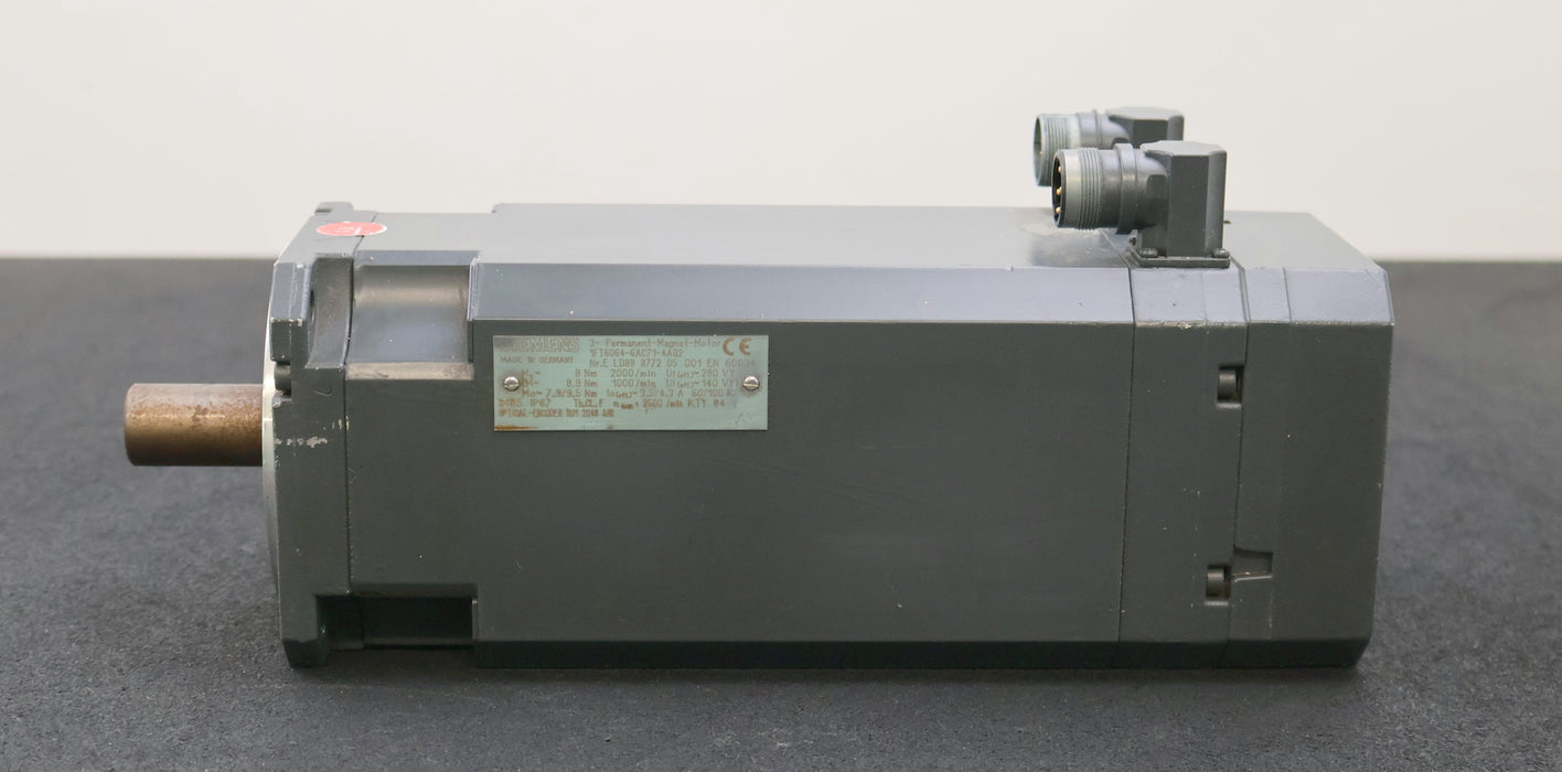 Bild des Artikels SIEMENS-Servomotor-1FT6064-6AC71-4AG2-Mo=-7,9/9,5Nm-MN=-8Nm-nmax=-2500U/min