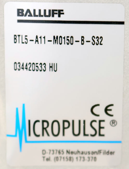 Bild des Artikels BALLUF-MICROPULSE-Wegaufnehmer-Linear-Transducer-BTL5-A11-M0150-B-S32-Hub-150mm