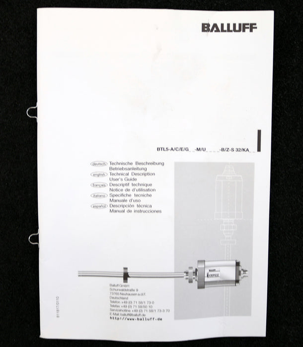 Bild des Artikels BALLUF-MICROPULSE-Wegaufnehmer-Linear-Transducer-BTL5-A11-M0150-B-S32-Hub-150mm
