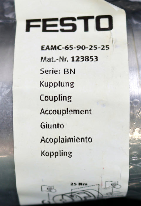 Bild des Artikels FESTO-Axialbausatz-EAMM-A-F80-120G-Mat.Nr.-550953-mit-Kupplung-EAMC-65-90-25-25