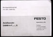 Bild des Artikels FESTO-Axialbausatz-EAMM-A-F80-120G-Mat.Nr.-550953-mit-Kupplung-EAMC-65-90-25-25