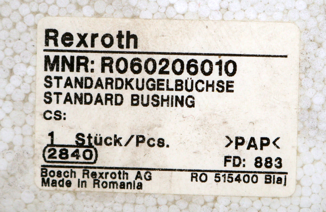Bild des Artikels REXROTH-Kugelbüchse-R060206010-KBM-60-DD-für-WellenØ-60mm-unbenutzt-in-OVP