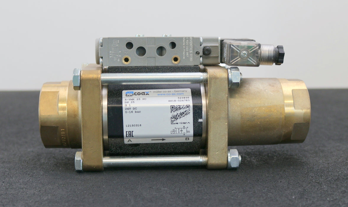 Bild des Artikels MÜLLER-COAX-2/2-Wege-Ventil-5-VMK-25-NC-523935-mit-AVENTICS-0820022987-DN25