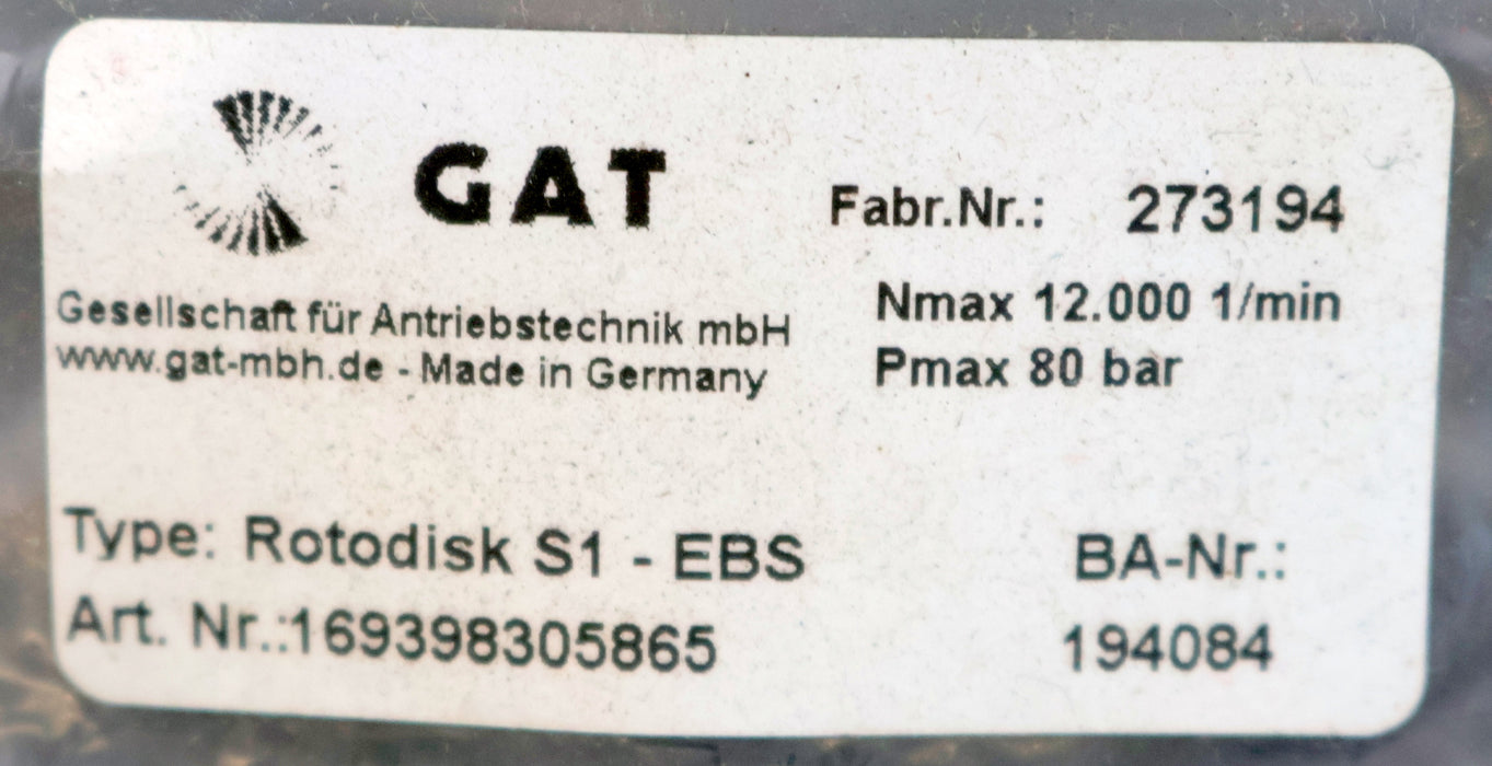 Bild des Artikels MOOG-Drehdurchführung-Rotodisk-Einbausatz-/-S1-Part-nr.-169398305865-Type-S1-EBS