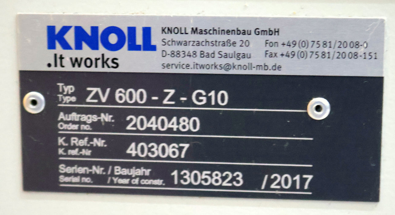 Bild des Artikels KNOLL-Spänezerkleinerer-ZV-600-Z-G10-+-SEW-Getriebemotor-KAF87-DRN112M4/ASE1/TF