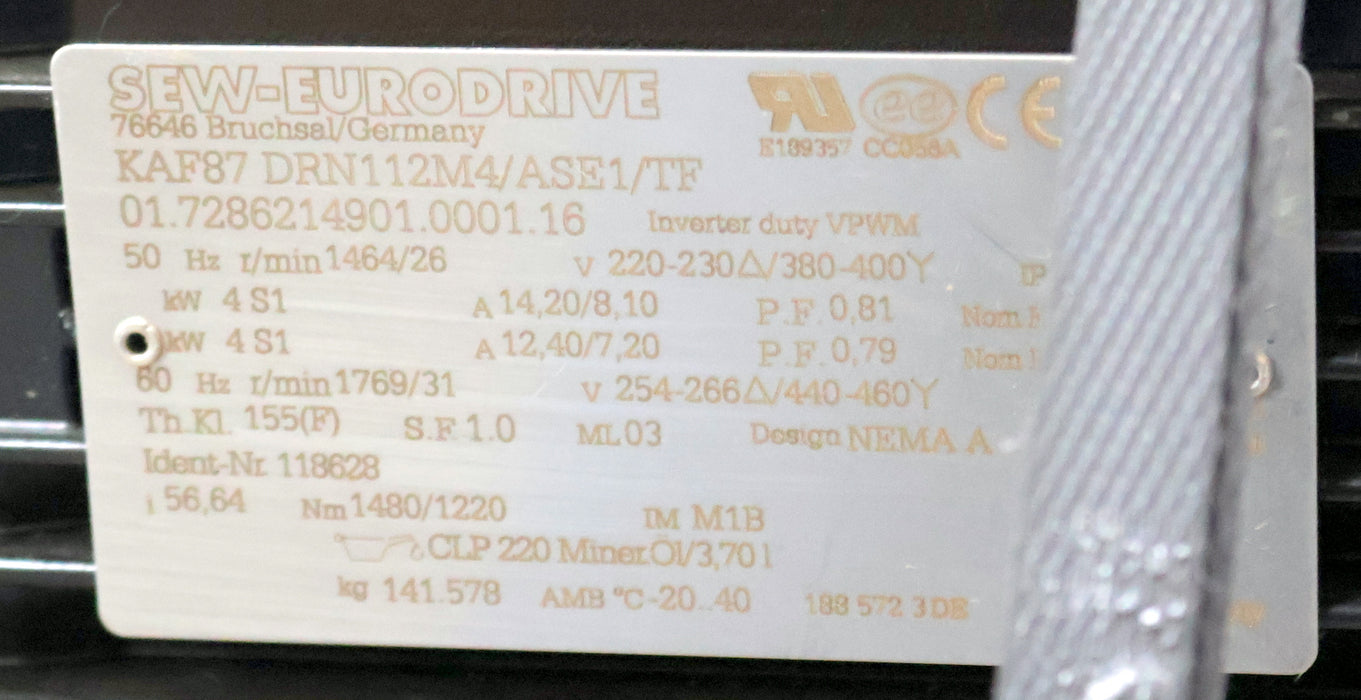 Bild des Artikels KNOLL-Spänezerkleinerer-ZV-600-Z-G10-+-SEW-Getriebemotor-KAF87-DRN112M4/ASE1/TF