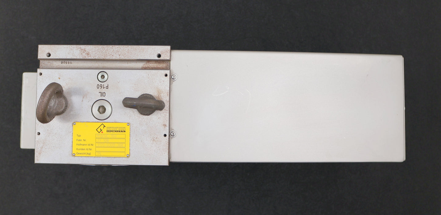 Bild des Artikels HOFMANN-Einachsiger-NC-Teilapparat-RWNC-160-DurchlassØ-60mm-!-ohne-Motor-!