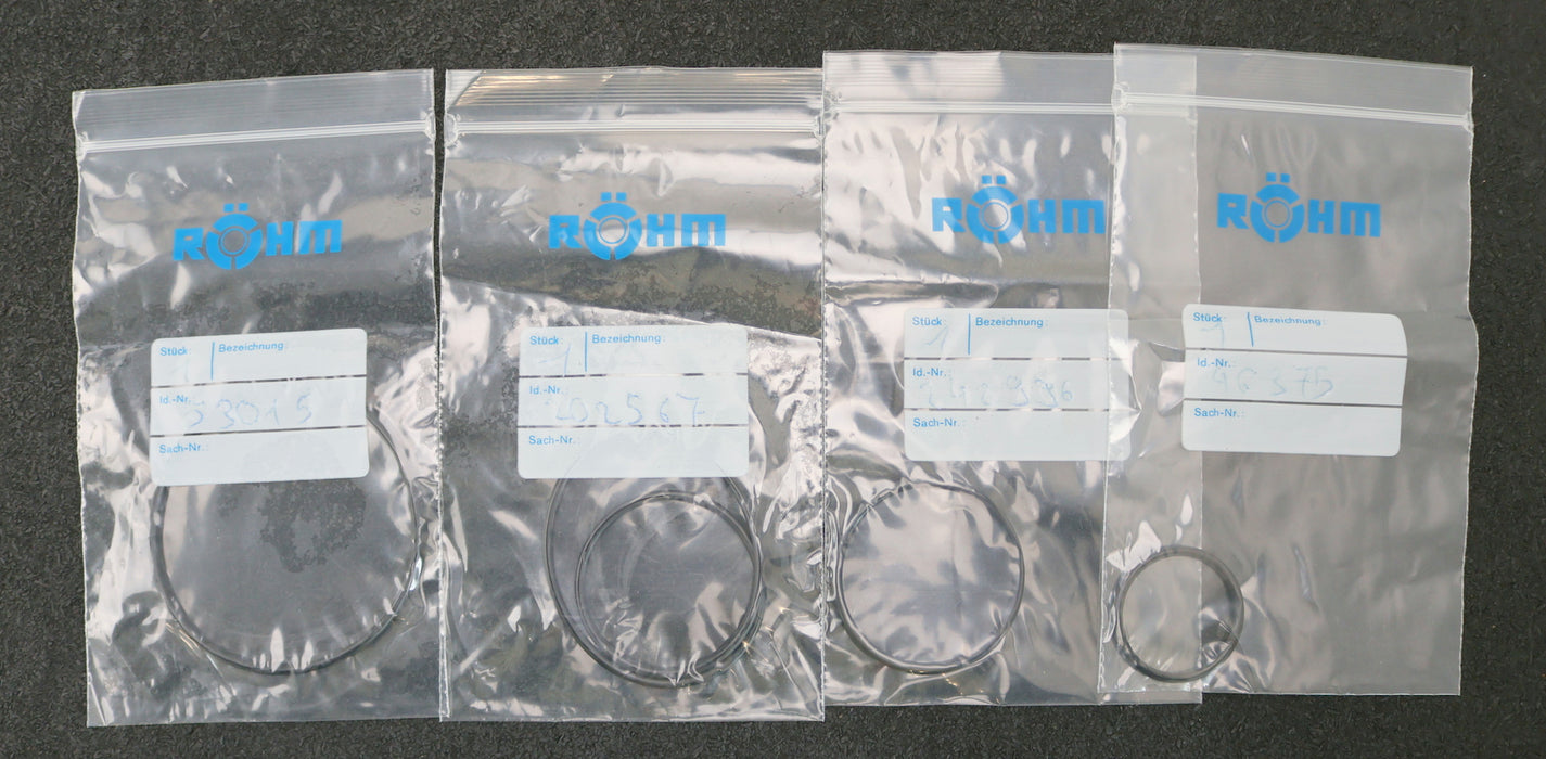 Bild des Artikels RÖHM-Dichtelemente-Satz-470244-für-Spannfutter-KFHR-368/220/3/1-unbenutzt
