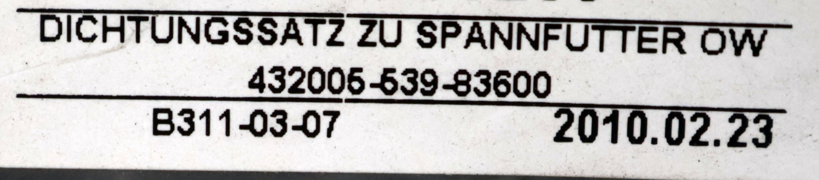 Bild des Artikels RÖHM-Dichtelemente-Satz-für-Spannfutter-OW-432005-unbenutzt