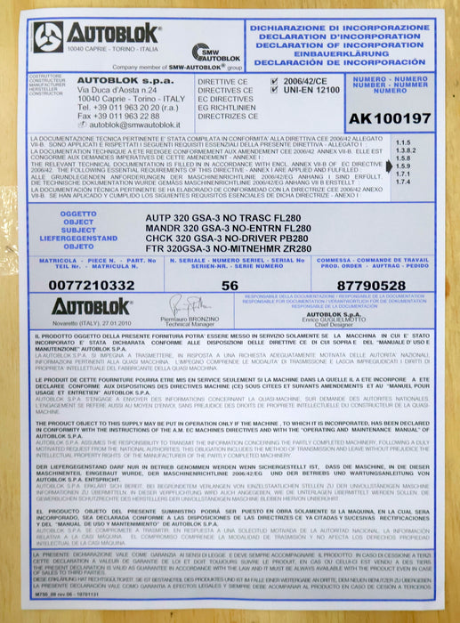 Bild des Artikels SMW-AUTOBLOK-Kraftspannfutter-mit-Durchgang-CHCK-GSA-320-3-ID.No.-77210332