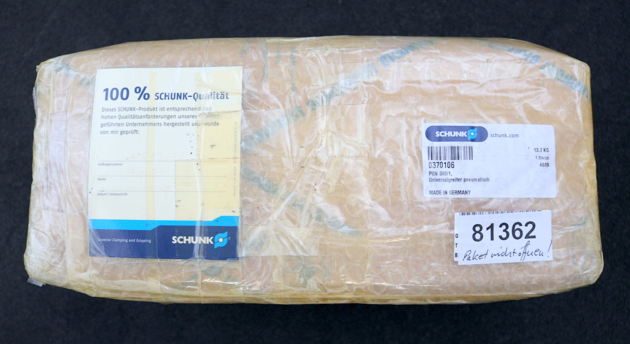 Bild des Artikels SCHUNK-Universalgeifer-pneumatisch-PGN-300-1-0370106-Hub-pro-Finger-35mm