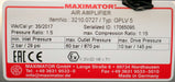 Bild des Artikels MAXIMATOR-Druckluftnachverdichter-GPLV-5-3210.0727-min.-Inlet-pressure-2bar