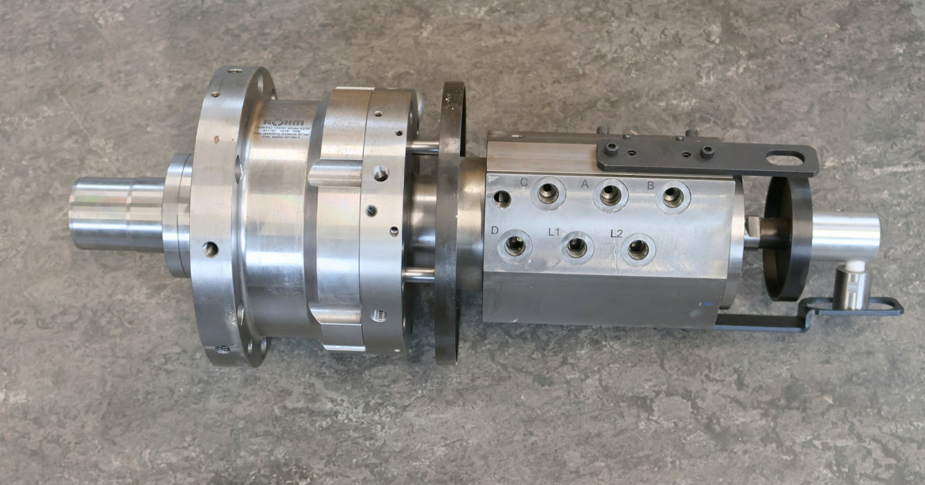 Bild des Artikels RÖHM-Doppelkolben-Spannzylinder-OVSHHD-135/40-Hub-42/30-Art.Nr.-431791-max-80bar