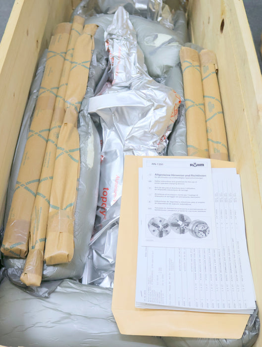 Bild des Artikels RÖHM-hydraulisch-betätigtes-Spannklauenfutter-KFHR-368/220/3/1-Id.No.-431810