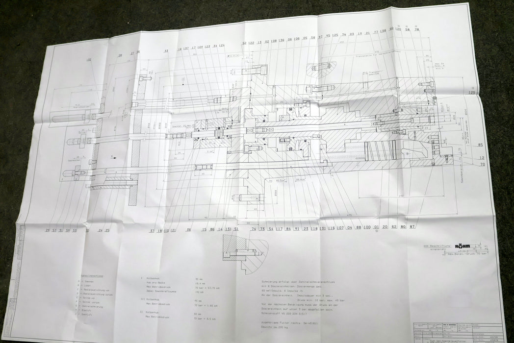 Bild des Artikels RÖHM-hydraulisch-betätigtes-Spannklauenfutter-KFHR-368/220/3/1-Id.No.-431810