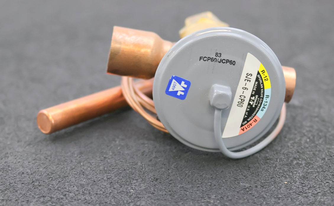 Bild des Artikels SPORLAN-Thermostatisches-Expansionsventil-SJE-6-CP60-5/8x7/8-ODF-Solder