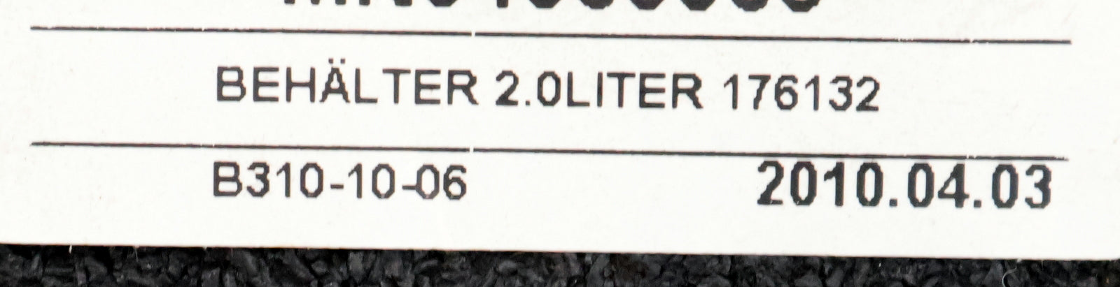 Bild des Artikels REXIM-Präzisions-Dosiergerät-2l-Behälter-für-ACCU-LUBE-Schneidflüssigkeit