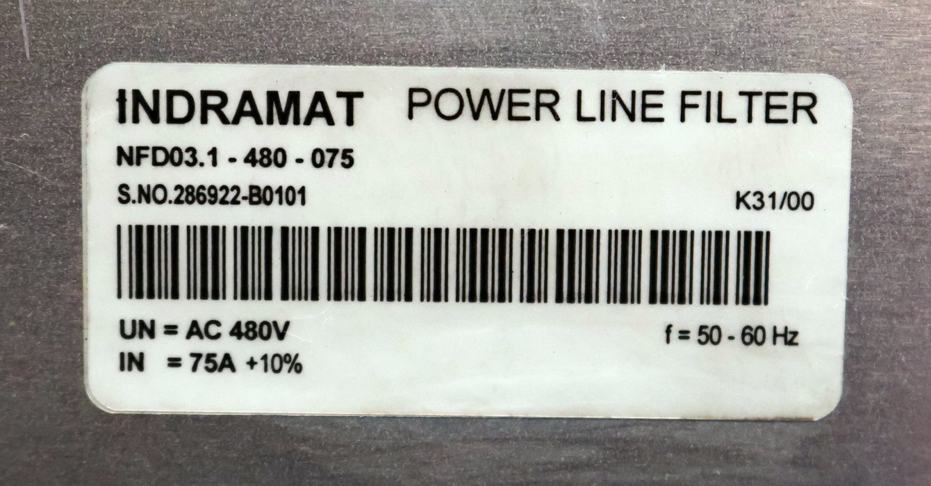 Bild des Artikels REXROTH-INDRAMAT-Power-Line-Filter-NFD03.1-480-075-3x480VAC-50-60Hz-75A