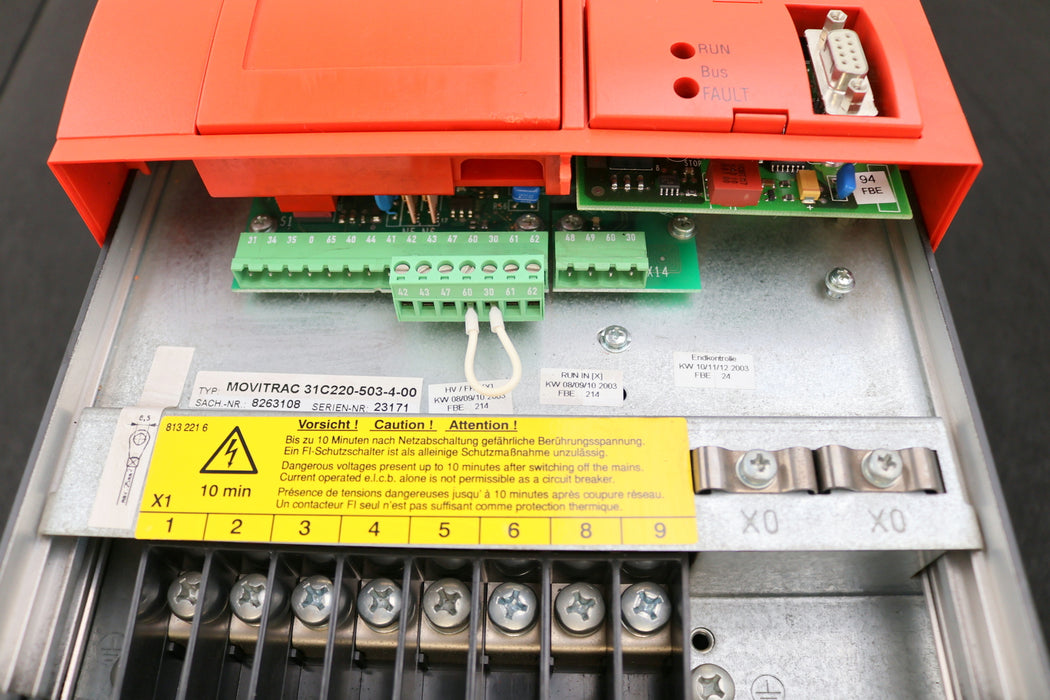 Bild des Artikels SEW-Frequenzumrichter-MOVITRAC-31C220-503-4-00-Sach-Nr.-8263108-U=-3x380-500V