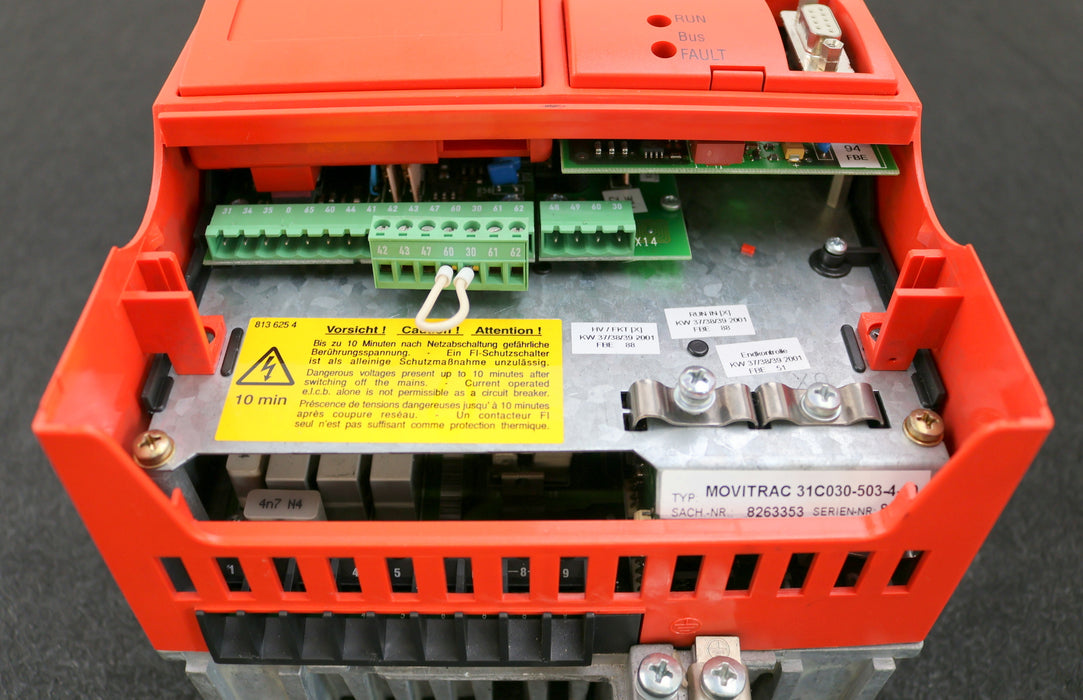 Bild des Artikels SEW-Frequenzumrichter-MOVITRAC-31C030-503-4-00-Sach-Nr.-8263353-U=-3x380-500V
