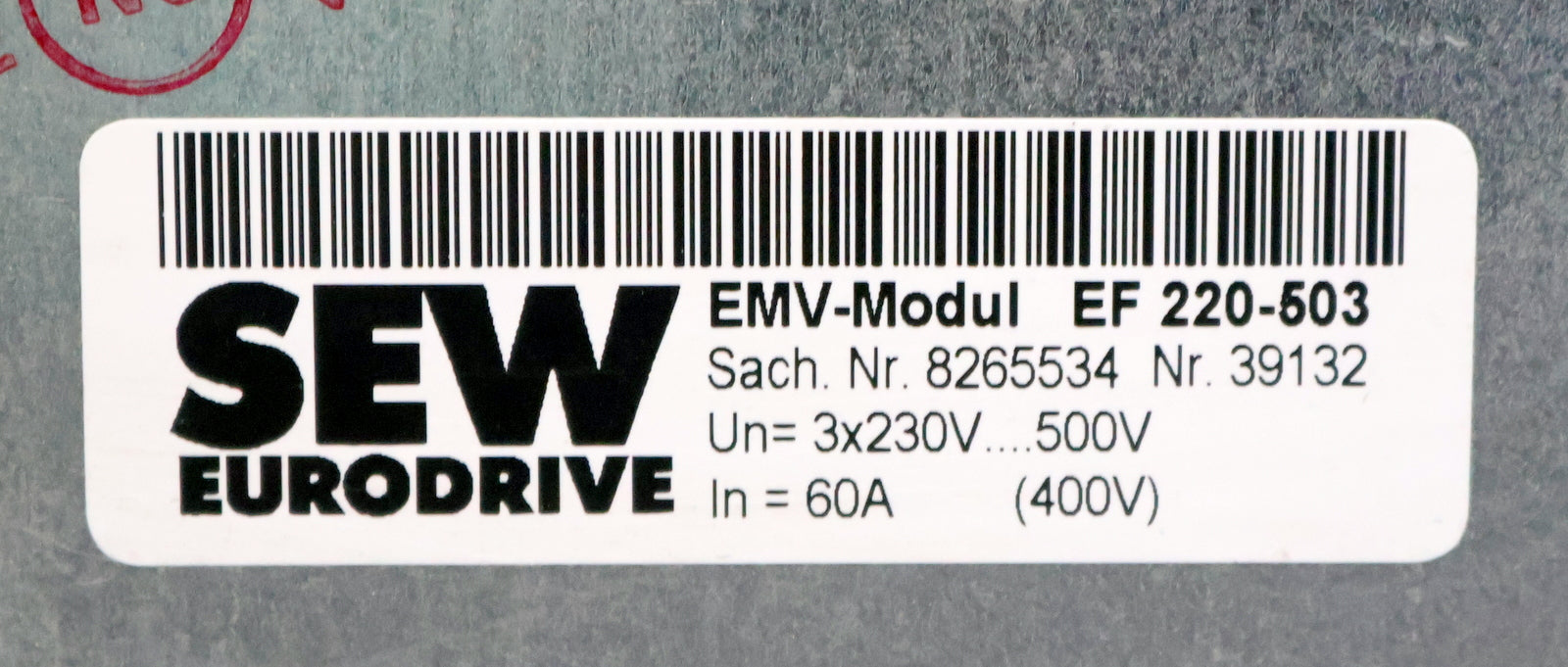 Bild des Artikels SEW-Funk-Entstörfilter-EMV-Modul-EF-220-503-Sach-Nr.-8265534-UN=-3x-230-500V