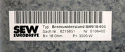 Bild des Artikels SEW-Bremswiderstand-BW018-035-Sach-Nr.-8216851-R=-18-Ohm-P=-3500W---geprüft!--