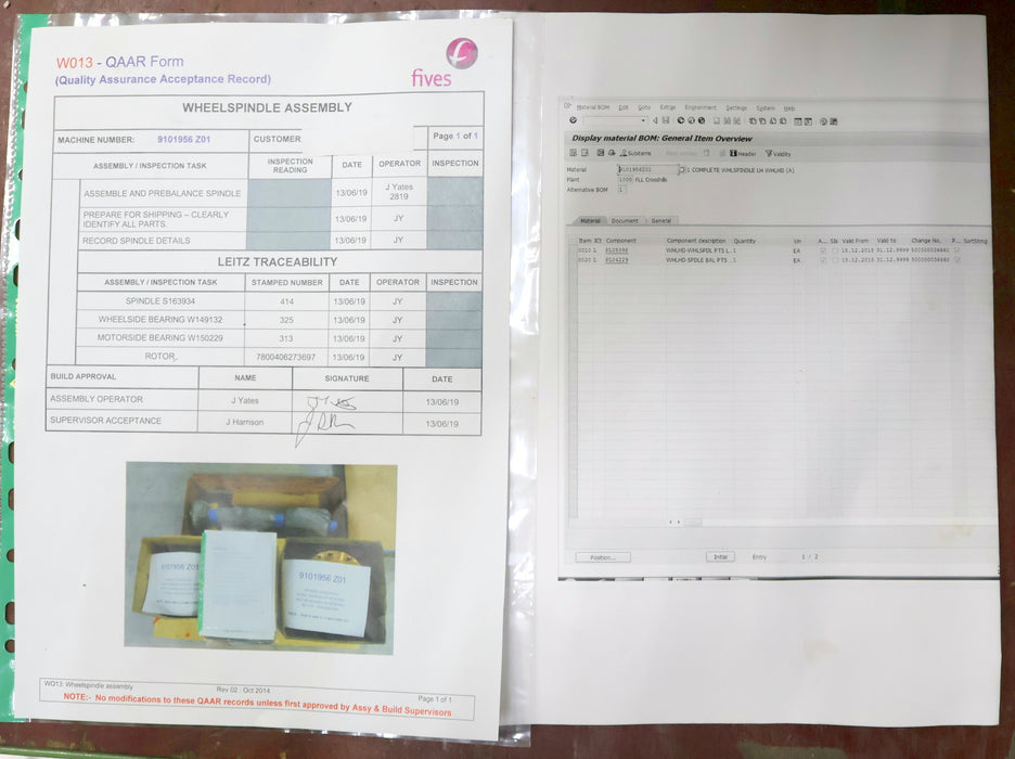 Bild des Artikels FIVES-LANDIS-Schleifspindel-komplett-LH-für-LANDIS-s/n-567-x-Nr.-MS02004400