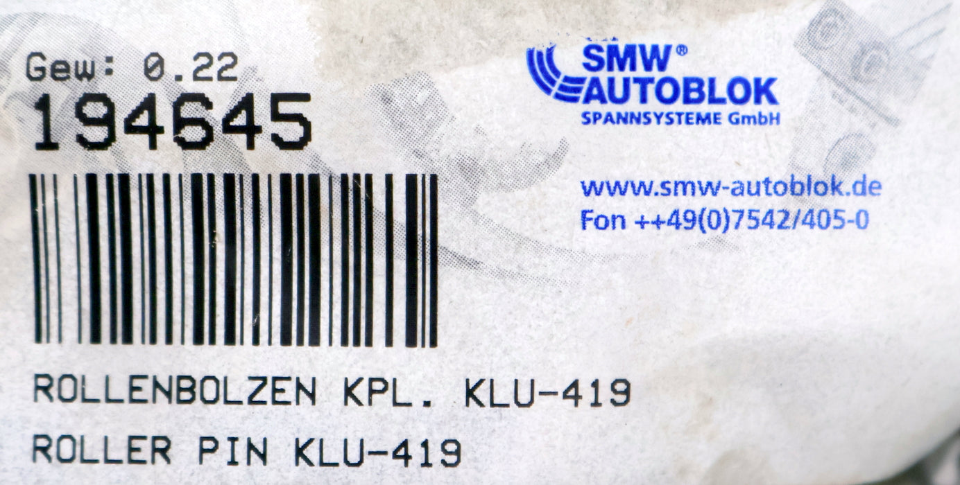 Bild des Artikels SMW-AUTOMATION-3x-Rollenbolzen-komplett-KLU-419-SW4-194645-unbenutzt-in-OVP