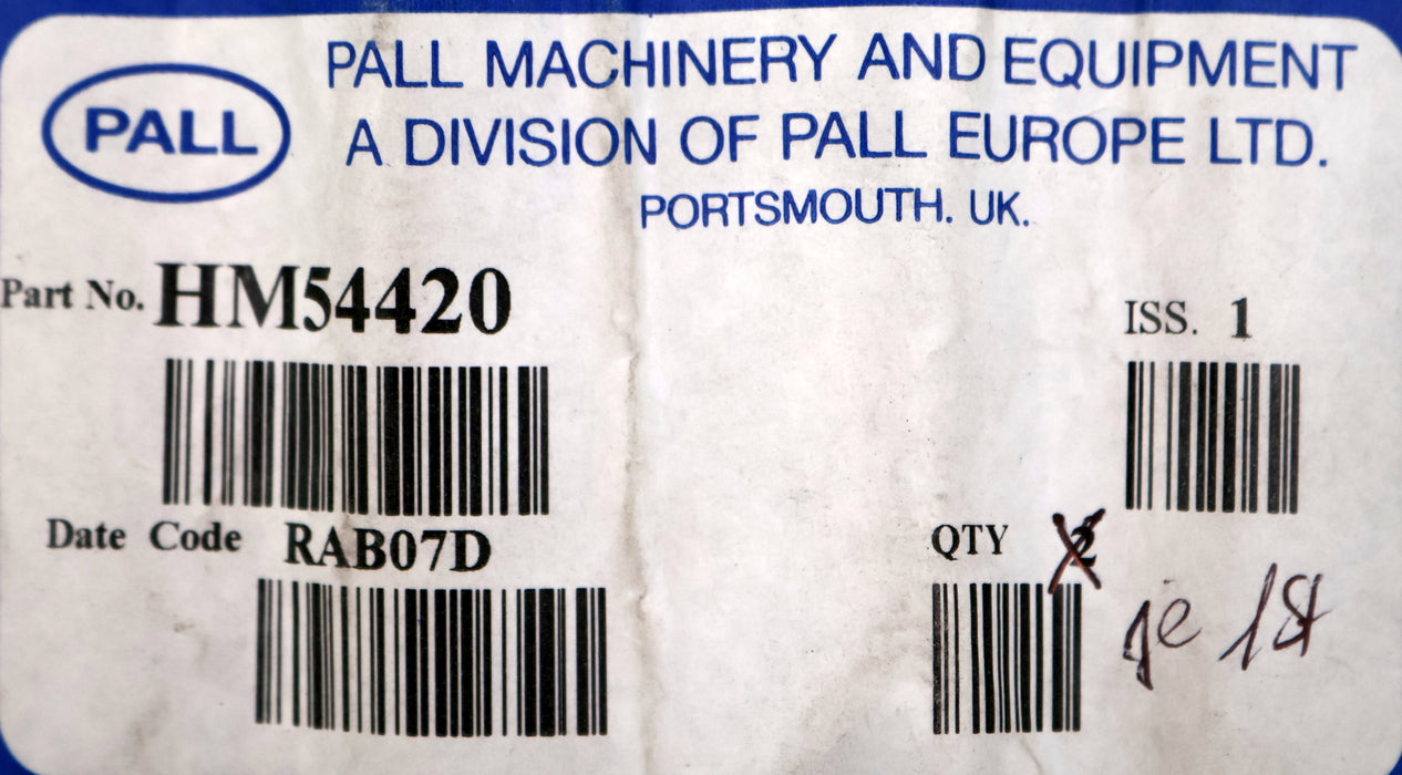 Bild des Artikels PALL-Filter-Part.No.-HM54420-unbenutzt-in-OVP