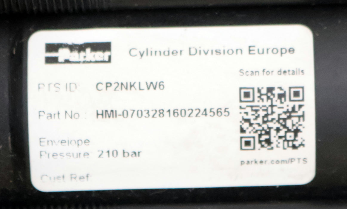 Bild des Artikels PARKER-Hydraulikzylinder-CP2NKLW6-P/N-HMI-07328160224565-210bar-unbenutzt