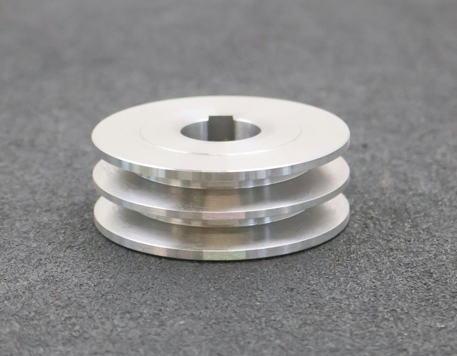 Bild des Artikels FFG-V-Keilriemenscheibe-2-rillig-SPZ1T-80x2-AußenØ-80mm-InnenØ-25mm-Breite-28mm