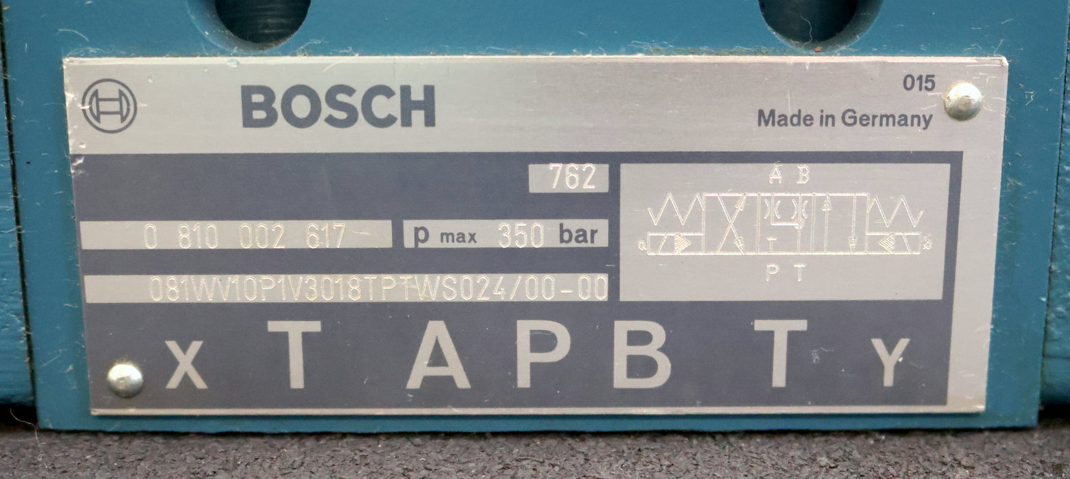 Bild des Artikels BOSCH-Hydraulikventileinheit-Art.Nr.-0810091212-081WV06P1V1004WS024/00D0