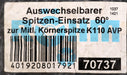 Bild des Artikels RÖHM-Auswechselbarer-Spitzen-Einsatz-60°-zur-mitlaufenden-Körnerspitze-K110-AVP