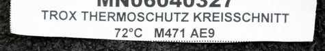 Bild des Artikels TROX-Thermoschutz-72°-Kreisschnitt-Lochabstand-40mm-M471-AE9-unbenutzt