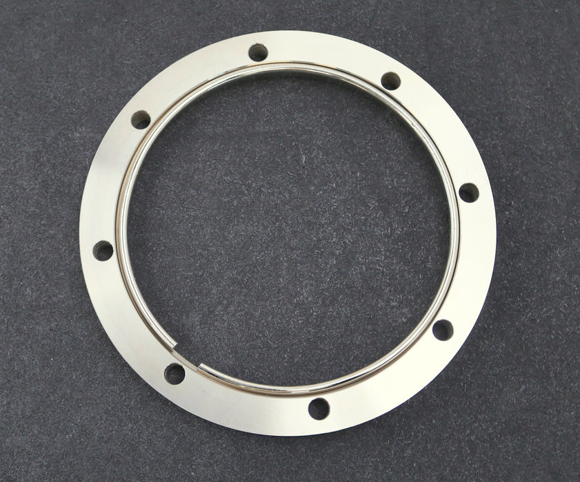 Bild des Artikels ISO-F-Überwurfflansch-mit-Sprengring-DN160-1.4301-8-Löcher-Ø-11mm-auf-Ø-200mm