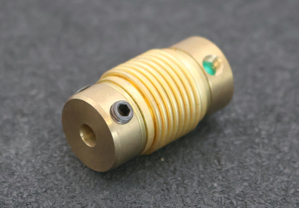 Bild des Artikels WATTS-Metallbalgkupplung-aus-Messing-für-Resolver-Gesamtlänge-43mm-unbenutzt