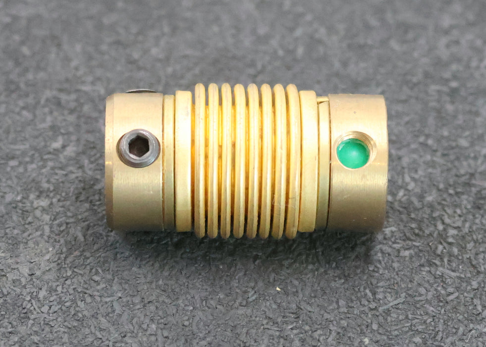 Bild des Artikels WATTS-Metallbalgkupplung-aus-Messing-für-Resolver-Gesamtlänge-43mm-unbenutzt