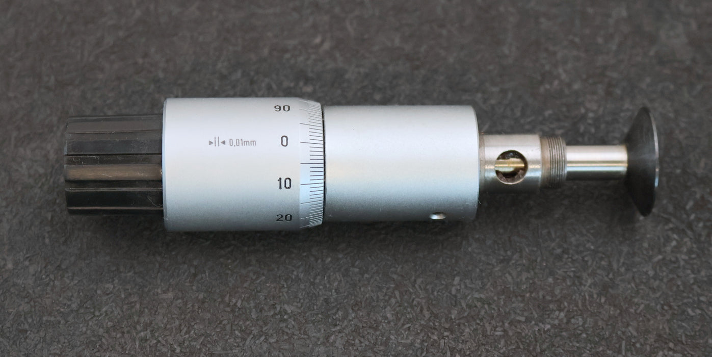 Bild des Artikels FEINMESSTECHNIK-SUHL-Mikrometerschraube-10µm-Messbereich-0-25mm-gebraucht