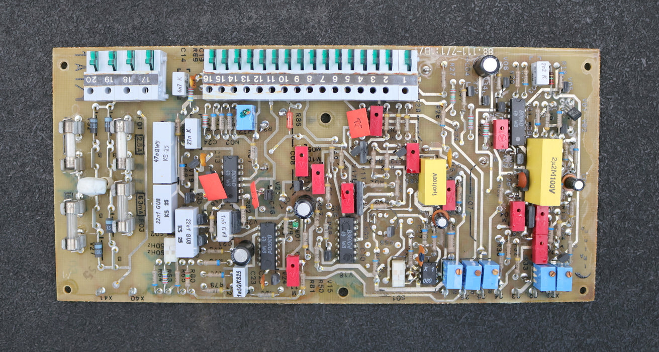 Bild des Artikels VEB-ROBOTRON-DDR-Karteineinschub-1A1/1-RB-52607-Platine-80.111-7/1.1L/1
