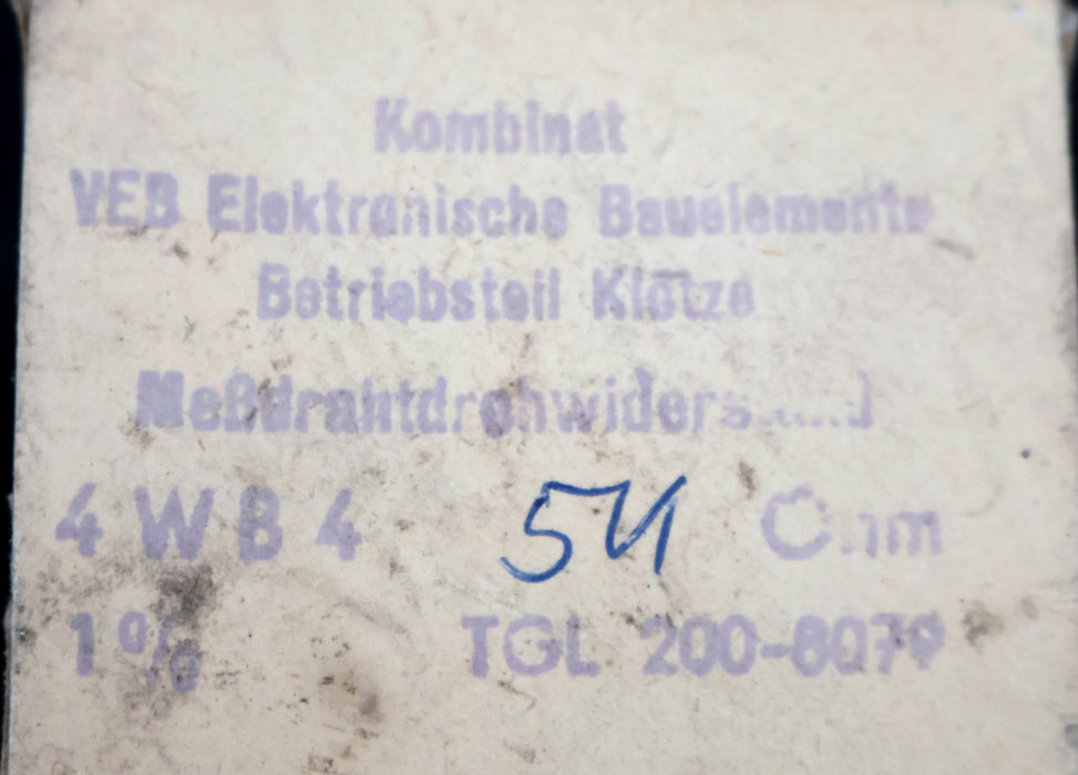 Bild des Artikels VEB-KIETZE-Messdrahtdrehwiderstand-4WB4-5000-Ohm-TGL-200-8079-5KTGL64x36