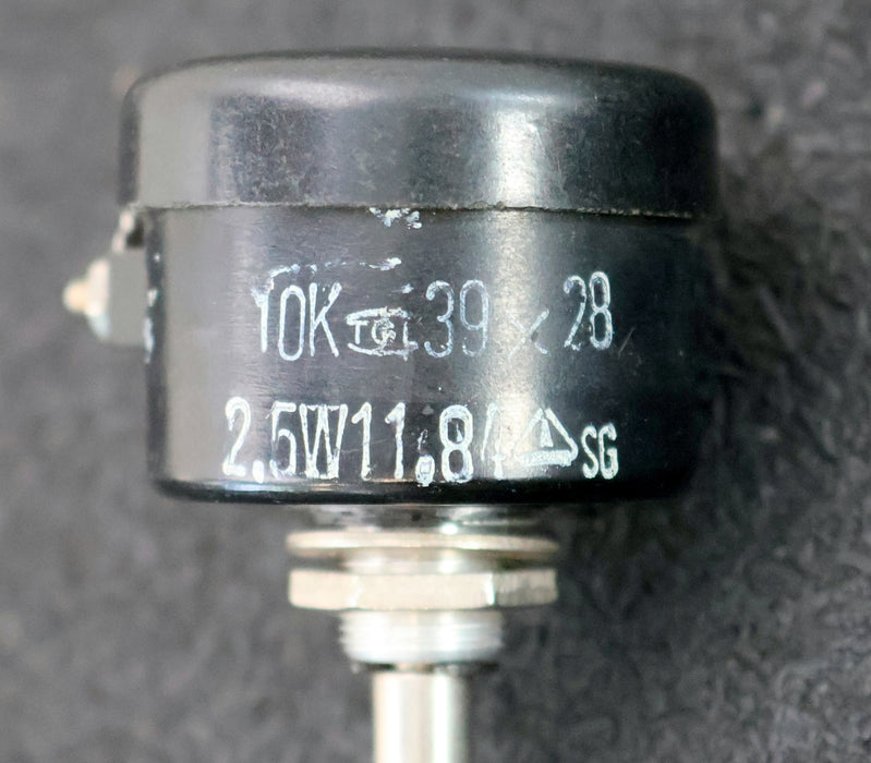 Bild des Artikels VEB-KIETZE-Messdrahtdrehwiderstand-2K5GL39x38-2500-Ohm-2,5W11,84SG-gebraucht