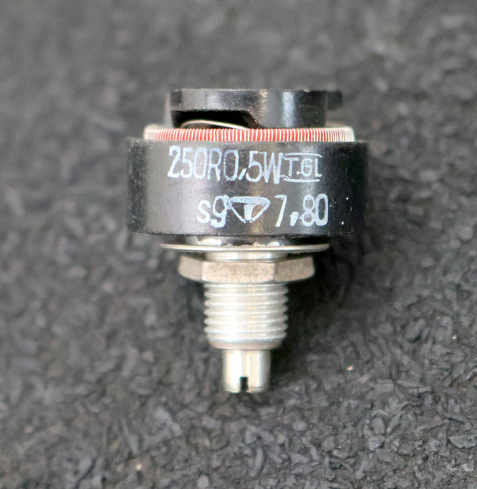 Bild des Artikels VEB-DDR-Messdrahtdrehwiderstand-250R-0,5W-250-Ohm-sg-7,80-gebraucht