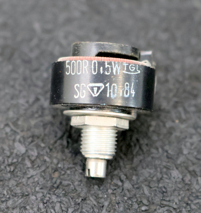 Bild des Artikels VEB-DDR-Messdrahtdrehwiderstand-500R-0,5W-500-Ohm-sg-10,84-gebraucht