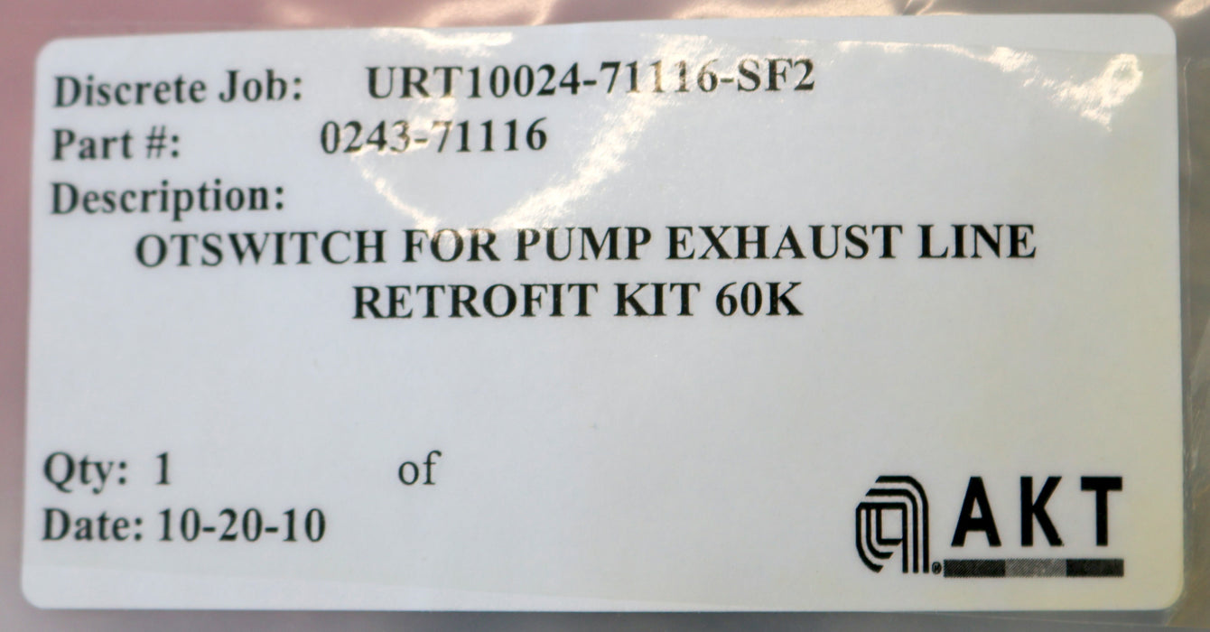 Bild des Artikels AKT-Retrofit-Kit-60K-OT-Switch-for-Pump-exhaust-line-KIT-Part#-0243-7116