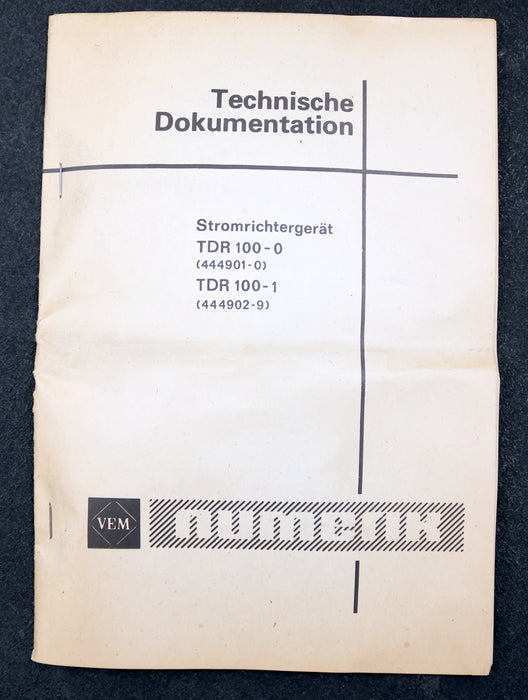 Bild des Artikels VEM-NUMERIK-DDR-Stromrichtergerät-TDR-100---1-Eingang-220/380V-50/60Hz-22A