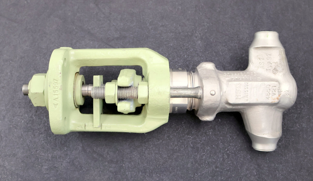 Bild des Artikels KSB-Edelstahl-Steuerventil-Typ-8A15592-DN25-90bar-300°C-Material-1.4550