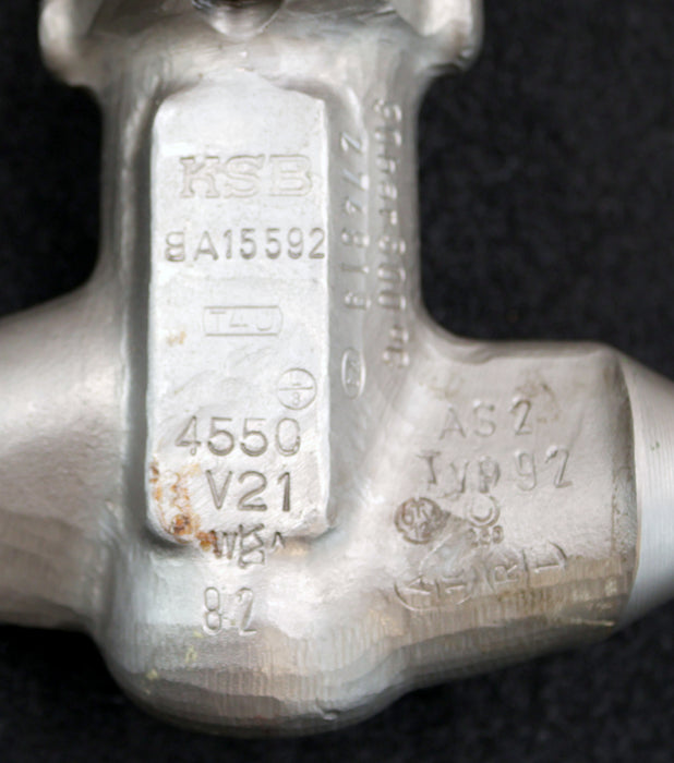 Bild des Artikels KSB-Edelstahl-Steuerventil-Typ-8A15592-DN25-90bar-300°C-Material-1.4550